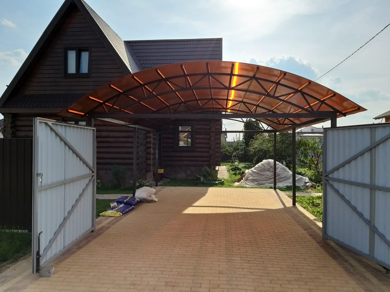 Навес для автомобиля №9